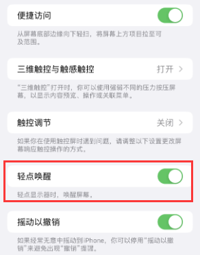 云岩苹果授权维修站分享iPhone轻点无法唤醒怎么办