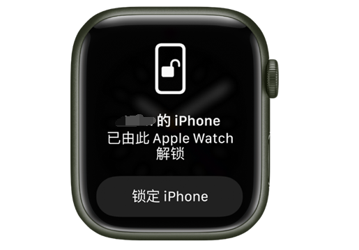 云岩苹果手机维修分享用 AppleWatch 解锁配备面容 ID 的 iPhone方法 